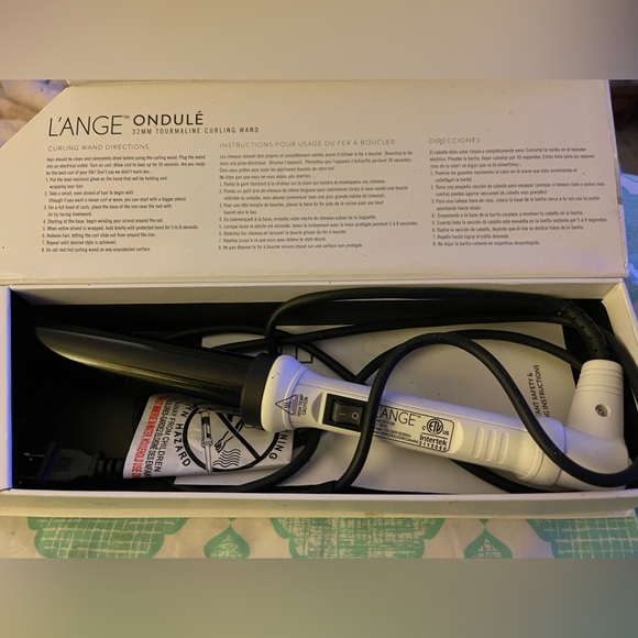 NIB L’ANGE 32MM Tourmaline Curling Iron - Picture 2 of 4